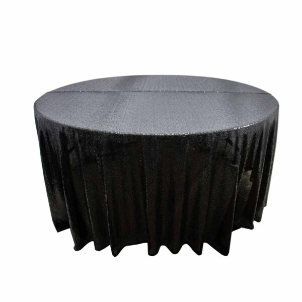 Sequin Round Table Cloth 3x2.5m