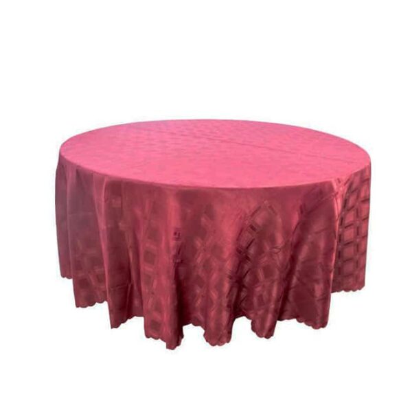 Maroon Round Table Cloth
