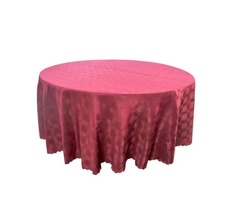 Maroon Round Table Cloth