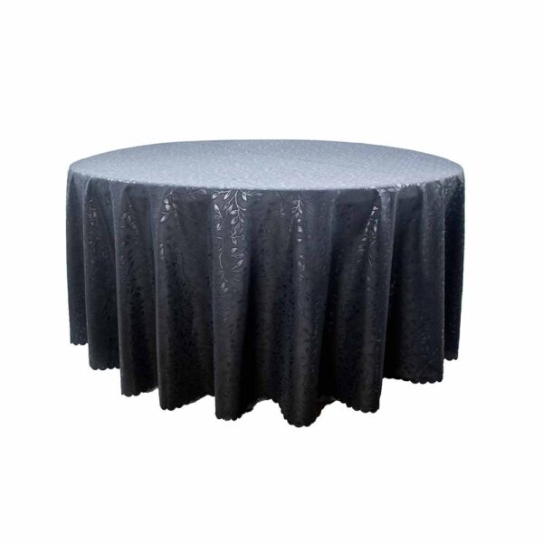 Round Table Cloth Flower Pattern