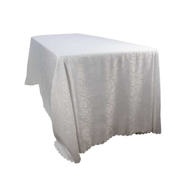 Rectangular Squiggle Pattern Table Cloth