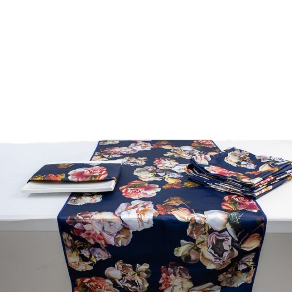 Metallic Table Runner and Napkins Set