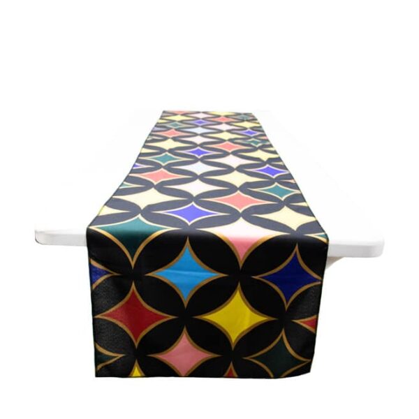 Geometric Table Runner Multicolour