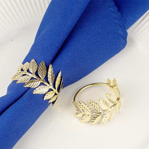 Gold Leaf Napkin Ring