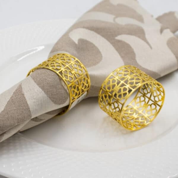 Round Gold Napkin Ring