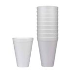 350ml Polystyrene White Cups 25pcs