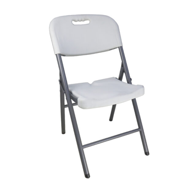 White Plastic Folding Chair