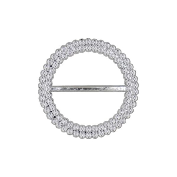 Silver Plastic Napkin Ring