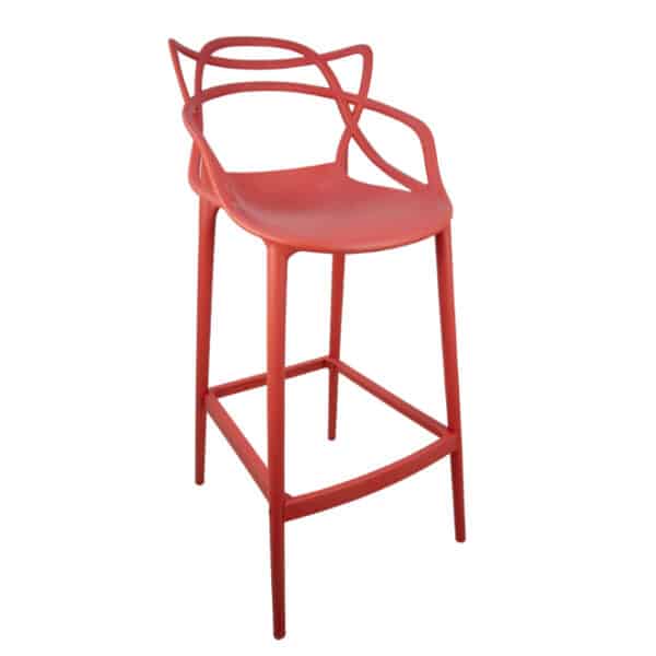 Red Web Cocktail Chair