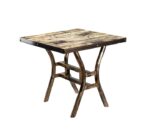 Wooden Print Cafe Table