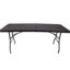 Rattan Folding Table Brown 180cm