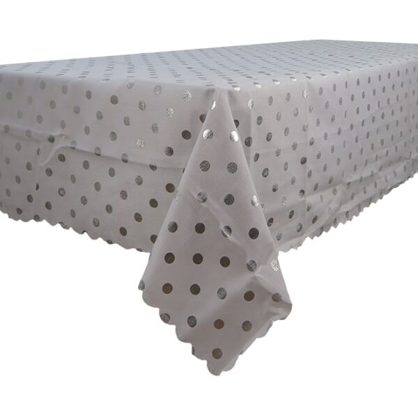 Polka Dot Rectangular Catering Table Cloth