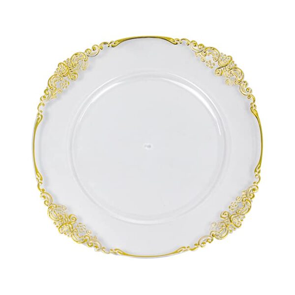 Clear Plastic Underplate (Crown Design)