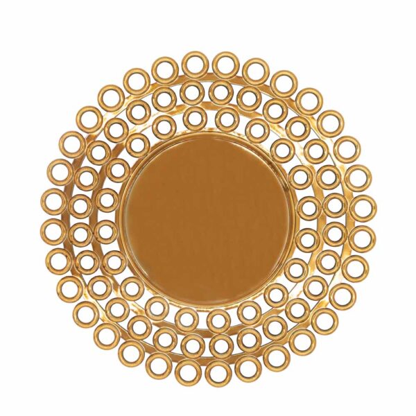 Plastic Underplate Rings Design Gold