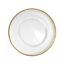 Clear Plastic Underplate with Gold Edge