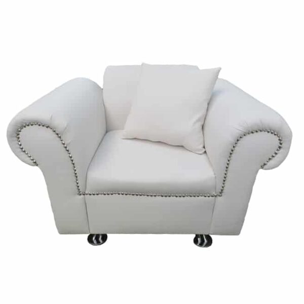 1 seater wedding couch nepal white