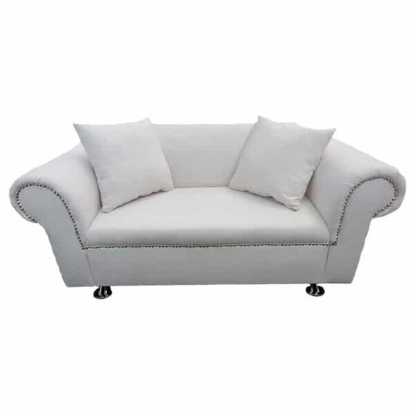2 seater wedding couch nepal white