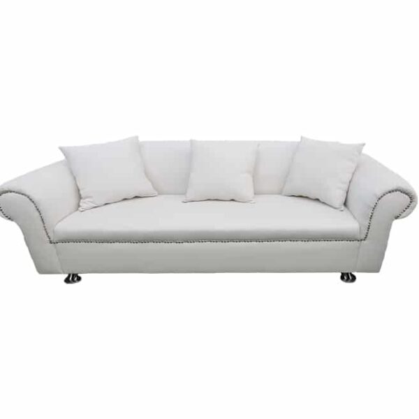 3 seater wedding couch nepal white