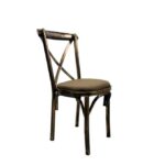 Crossback Metal Chair