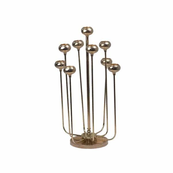 Gold Candle Stand 9 holder