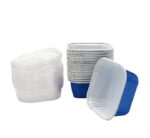Blue Plain Baking Cups 20s