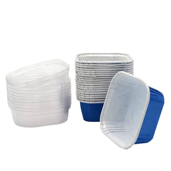 Blue Plain Baking Cups 20s
