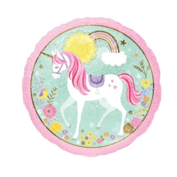 Holo Magical Unicorn 18"