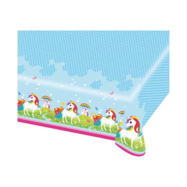 Unicorn Plastic Table Cloth