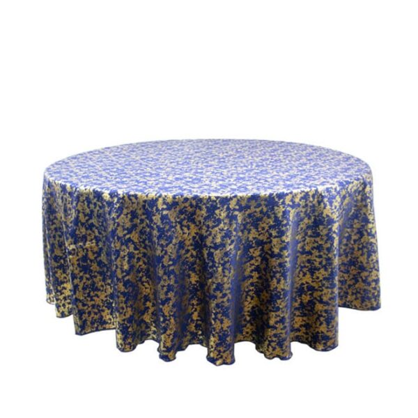 Royal Blue Round Table Cloth
