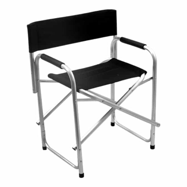 Aluminium Director's Chair Black