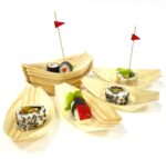 bamboo boats 100pc
