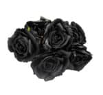 Black Artificial Roses