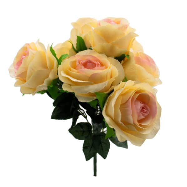 Cream Artificial Rose Bunch