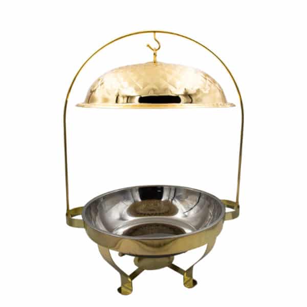 Gold Chafing Dish Diamond Pattern 8L