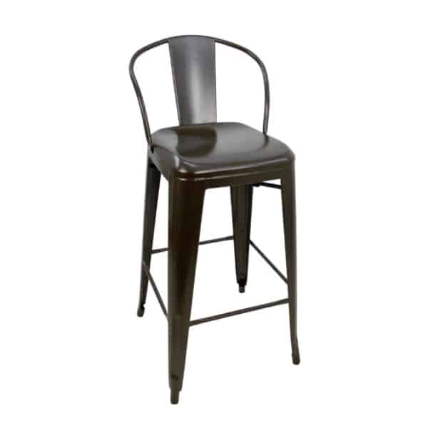 Tolix Bar Chair Matte Brown