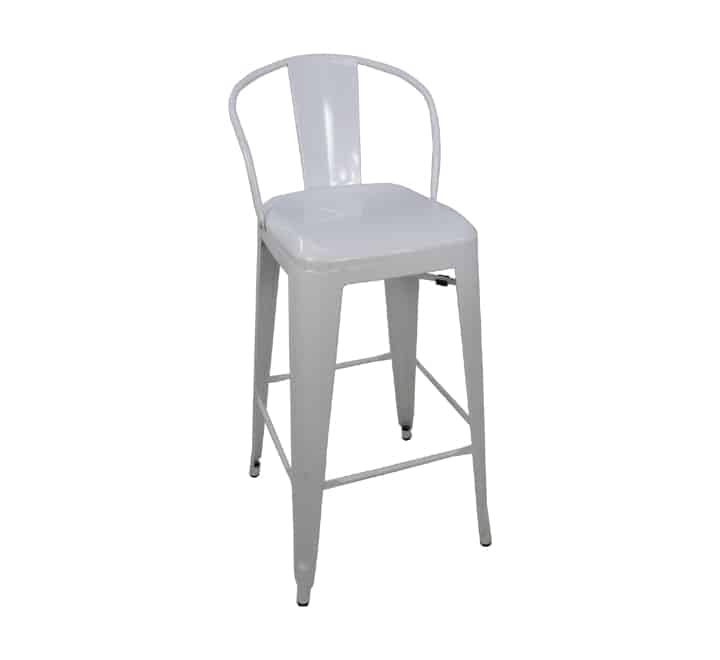 Tolix Bar Chair Glossy White
