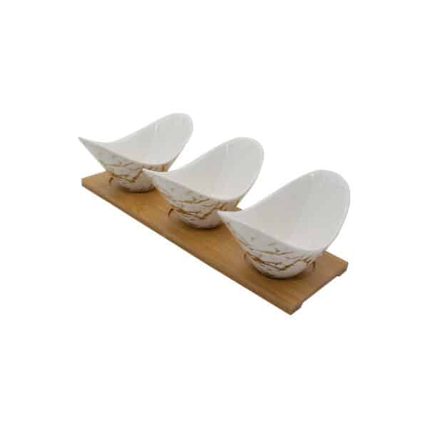 3pc Snack Serving Bowl Set