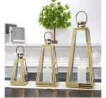 3pc Gold Lantern
