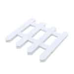 2pc White Picket Fence