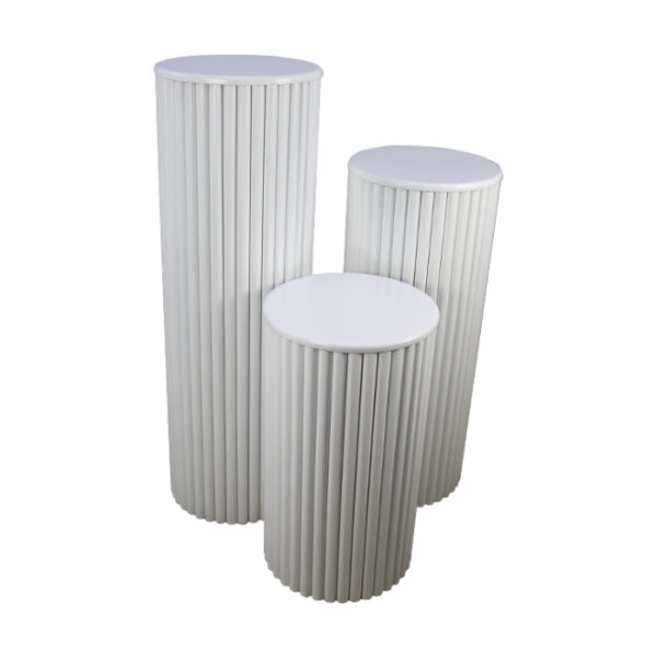 Ripple Plinths White
