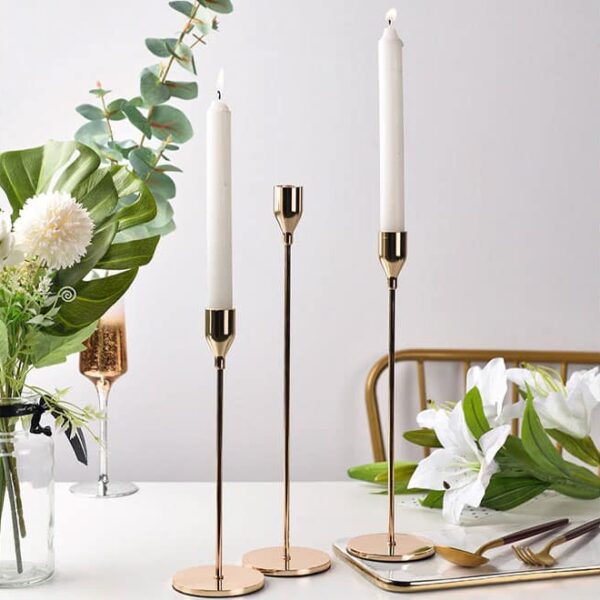 Gold Candle Stand