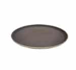 Bar Butler Non-Slip Round Tray Brown