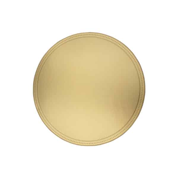 Round Table Mat Gold