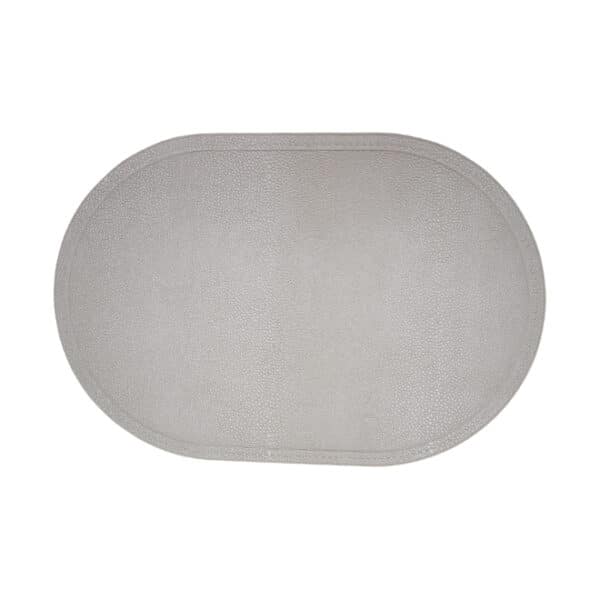 Oval Table Mat Silver