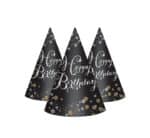 Sparkling Celebration Party Hats 8pcs