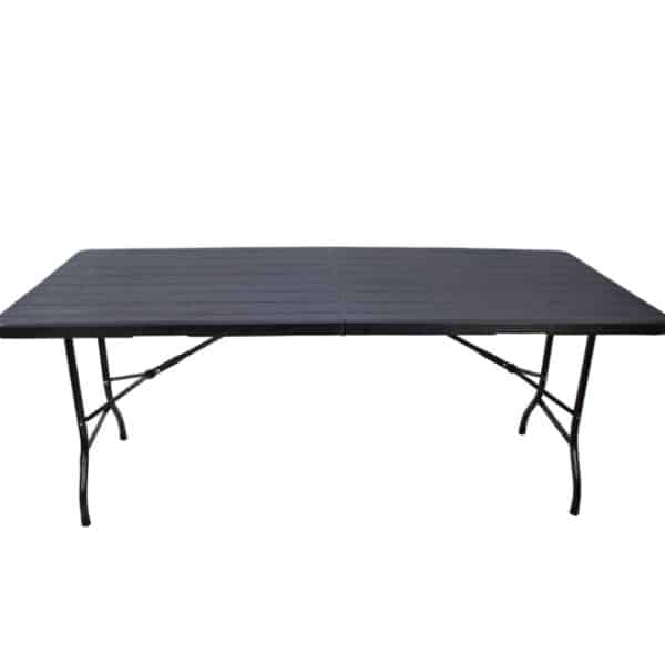 Black Wooden Design Folding Table