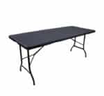 Black Wooden Design Folding Table