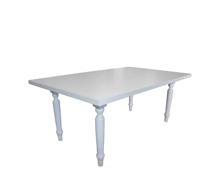 Kids Wooden Table White