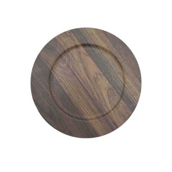 Plastic Underplate Dark Brown