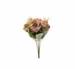 Artificial Rose Bunch Dark Pink